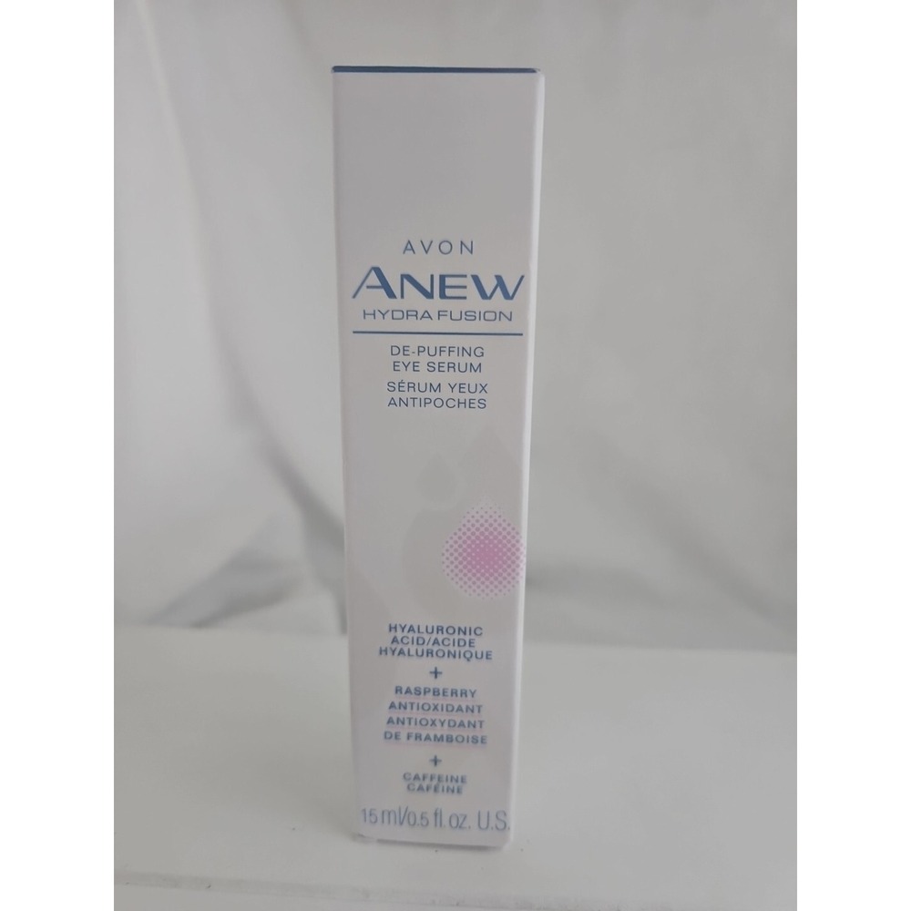 Avon Anew Hydra Fusion DePuffing Eye Serum 15ml Hyaluronic‎ Acid & Caffeine NEW